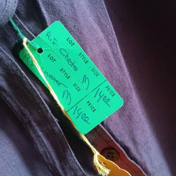 Medium 13-14 Vintage 1970's Ture Boho Wide-Leg Purple Linen Pants Belt Tie India - Picture 5 of 8